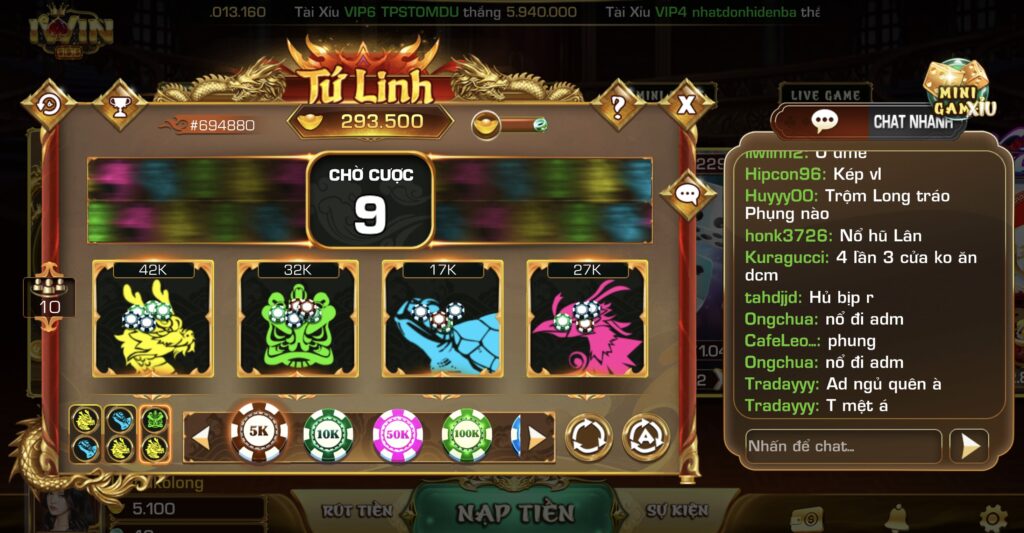 Game tứ linh Iwin là gì? Bạn nên tìm hiểu